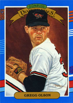 #23 Gregg Olson - Baltimore Orioles - 1991 Donruss Baseball