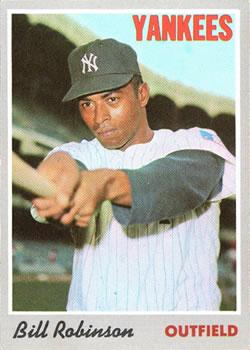 #23 Bill Robinson - New York Yankees - 1970 Topps Baseball