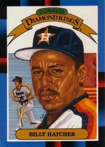 #23 Billy Hatcher - Houston Astros - 1988 Leaf Baseball