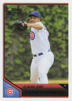 #23 Carlos Zambrano - Chicago Cubs - 2011 Topps Lineage Baseball