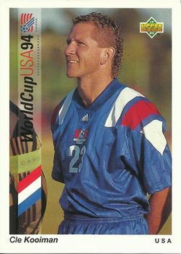 #23 Cle Kooiman - USA - 1993 Upper Deck World Cup Preview English/Spanish Soccer