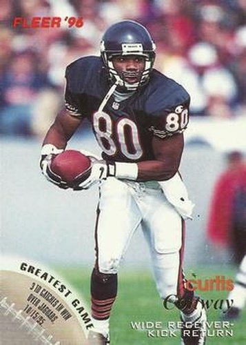 #23 Curtis Conway - Chicago Bears - 1996 Fleer Football