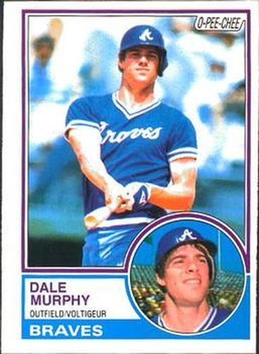 #23 Dale Murphy - Atlanta Braves - 1983 O-Pee-Chee Baseball