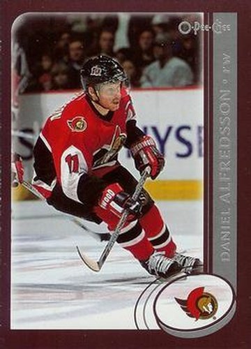 #23 Daniel Alfredsson - Ottawa Senators - 2002-03 O-Pee-Chee Hockey