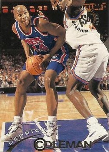 #23 Derrick Coleman - New Jersey Nets - 1994-95 Stadium Club Basketball