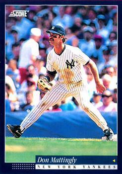 #23 Don Mattingly - New York Yankees -1994 Score Baseball