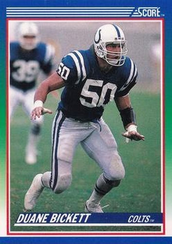 #23 Duane Bickett - Indianapolis Colts - 1990 Score Football