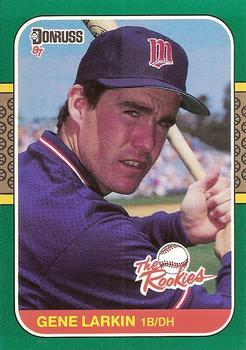 #23 - Gene Larkin - Minnesota Twins - 1987 Donruss The Rookies Baseball