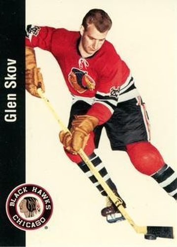 #23 Glen Skov - Chicago Blackhawks - 1994 Parkhurst Missing Link 1956-57 Hockey