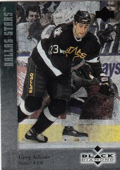 #23 Greg Adams - Dallas Stars - 1996-97 Upper Deck Black Diamond Hockey