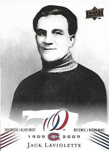 #23 Jack Laviolette - Montreal Canadiens - 2008-09 Upper Deck Montreal Canadiens Centennial Hockey
