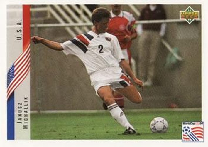 #23 Janusz Michallik - USA - 1994 Upper Deck World Cup Contenders English/Spanish Soccer