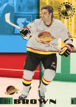 #23 Jeff Brown - Vancouver Canucks - 1995-96 Stadium Club Members Only 50 Hockey