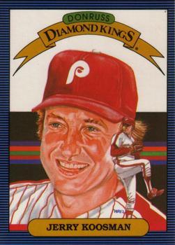 #23 Jerry Koosman - Philadelphia Phillies - 1986 Leaf Baseball