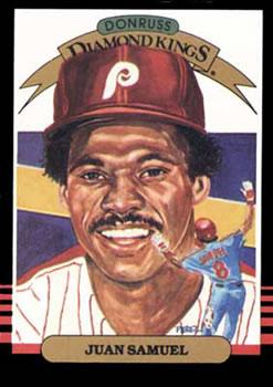#23 Juan Samuel - Philadelphia Phillies - 1985 Donruss Baseball