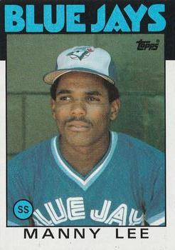 #23 Manny Lee - Toronto Blue Jays - 1986 Topps Baseball