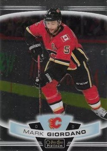 #23 Mark Giordano - Calgary Flames - 2019-20 O-Pee-Chee Platinum Hockey