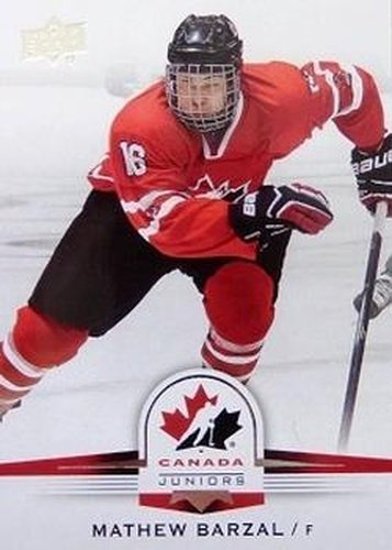 #23 Mathew Barzal - Canada - 2014-15 Upper Deck Team Canada Juniors Hockey