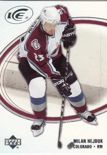 #23 Milan Hejduk - Colorado Avalanche - 2005-06 Upper Deck Ice Hockey