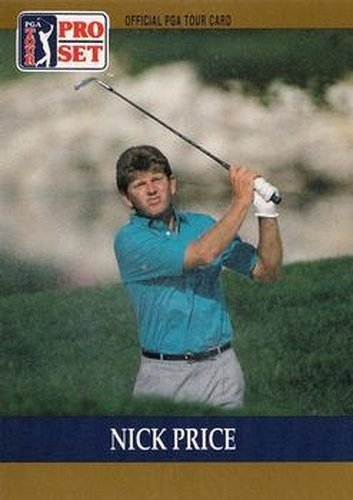#23 Nick Price - 1990 Pro Set PGA Tour Golf