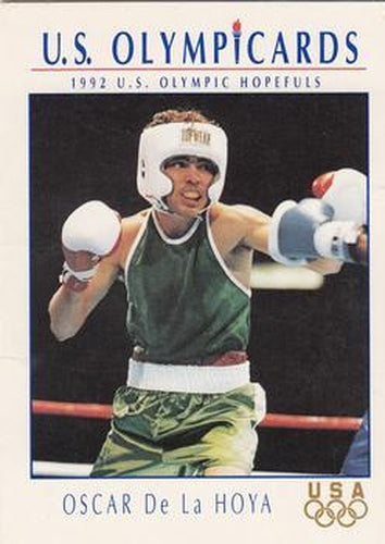 #23 Oscar de la Hoya - USA - 1992 Impel U.S. Olympic Hopefuls