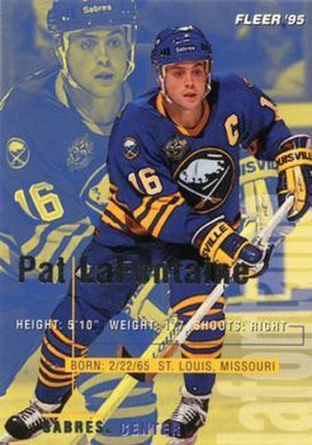 #23 Pat LaFontaine - Buffalo Sabres - 1994-95 Fleer Hockey