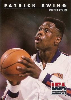 #23 Patrick Ewing - USA - 1992 SkyBox USA Basketball