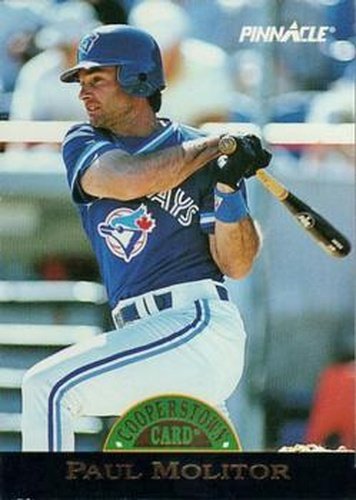 #23 Paul Molitor - Toronto Blue Jays - 1993 Pinnacle Cooperstown Baseball