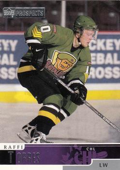 #23 Raffi Torres - Brampton Battalion - 1999-00 Upper Deck Prospects Hockey
