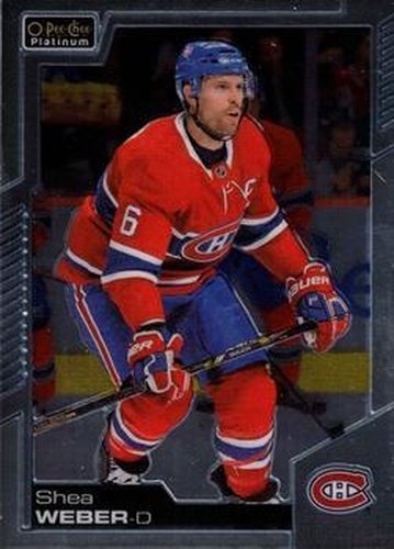 #23 Shea Weber - Montreal Canadiens - 2020-21 O-Pee-Chee Platinum Hockey