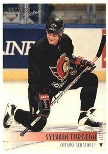 #23 Sylvain Turgeon - Ottawa Senators - 1994-95 Topps Premier Hockey