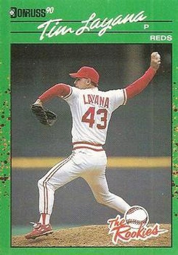 #23 Tim Layana - Cincinnati Reds - 1990 Donruss The Rookies Baseball