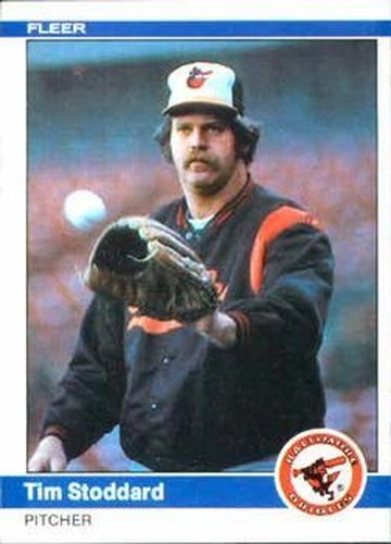 #23 Tim Stoddard - Baltimore Orioles - 1984 Fleer Baseball