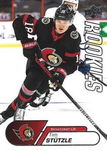 #23 Tim Stutzle - Ottawa Senators - 2020-21 Upper Deck NHL Star Rookies Box Set Hockey