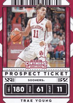 #23 Trae Young - Oklahoma Sooners - 2020 Panini Contenders Draft Picks Basketball