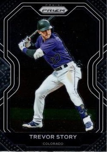 #23 Trevor Story - Colorado Rockies - 2021 Panini Prizm Baseball
