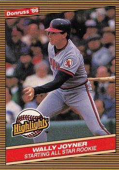 #23 Wally Joyner - California Angels - 1986 Donruss Highlights Baseball