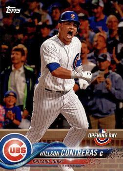 #23 Willson Contreras - Chicago Cubs - 2018 Topps Opening Day Baseball