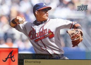 #23 Yunel Escobar - Atlanta Braves - 2009 Upper Deck Baseball