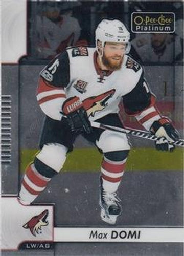 #23 Max Domi - Arizona Coyotes - 2017-18 O-Pee-Chee Platinum Hockey