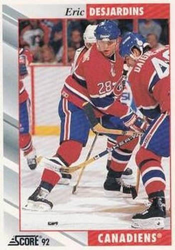 #23 Eric Desjardins - Montreal Canadiens - 1992-93 Score USA Hockey