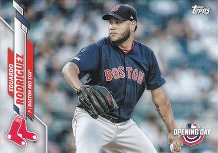 #23 Eduardo Rodriguez - Boston Red Sox - 2020 Topps Opening Day Baseball