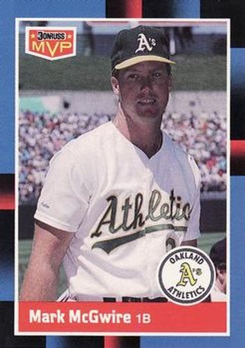 #BC-23 Mark McGwire - Oakland Athletics - 1988 Donruss Baseball - Bonus MVP's