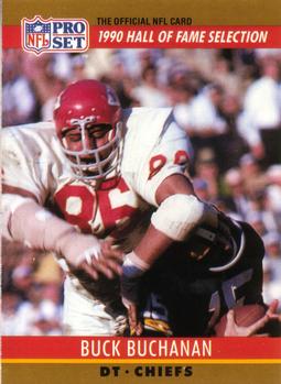 #23 Buck Buchanan - Kansas City Chiefs - 1990 Pro Set Football