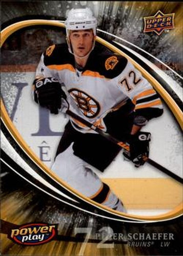#23 Peter Schaefer - Boston Bruins - 2008-09 Upper Deck Power Play Box Set Hockey