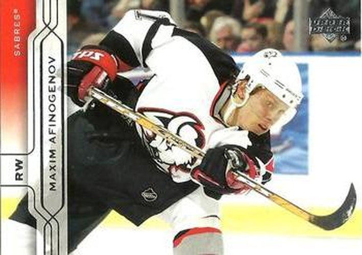 #23 Maxim Afinogenov - Buffalo Sabres - 2004-05 Upper Deck Hockey