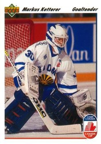#23 Markus Ketterer - Finland - 1991-92 Upper Deck Hockey