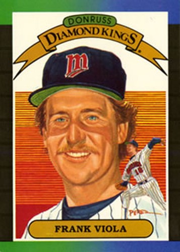 #23 Frank Viola - Minnesota Twins - 1989 Donruss Baseball
