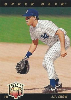 #23 J.T. Snow - New York Yankees - 1993 Upper Deck Baseball