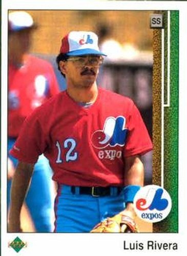 #423 Luis Rivera - Montreal Expos - 1989 Upper Deck Baseball
